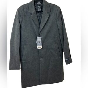 J.M Haggar Charcoal Men’s Coat With Thermal Lining Size M